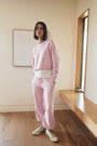 SHANE BILLOW FRENCH TERRY SWEATPANT / PINK SORBET