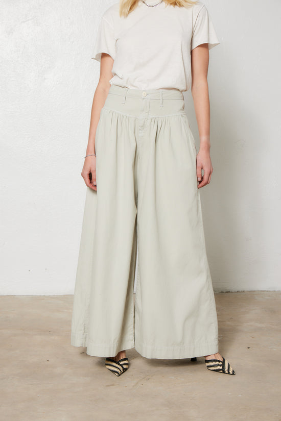 TALISE SUPER WIDE PANT / CEMENT GREY