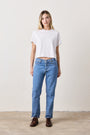 OWEN MID RISE SLOUCHY STRAIGHT JEAN / OCEANSIDE