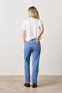 OWEN MID RISE SLOUCHY STRAIGHT JEAN / OCEANSIDE