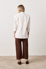 LAWRENCE OVERSIZE LINEN COTTON BLAZER / IVORY