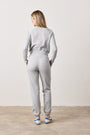 ISABELLA HIGH WAIST VINTAGE TERRY SWEATPANT / HEATHER GREY