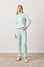 LISSE FITTED LOOP TERRY HOODY / MINT