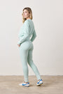 MADDOX FITTED LACE LOOP TERRY SWEATPANT / MINT