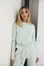 SAGURO FITTED LOOP TERRY SWEATSHIRT / MINT