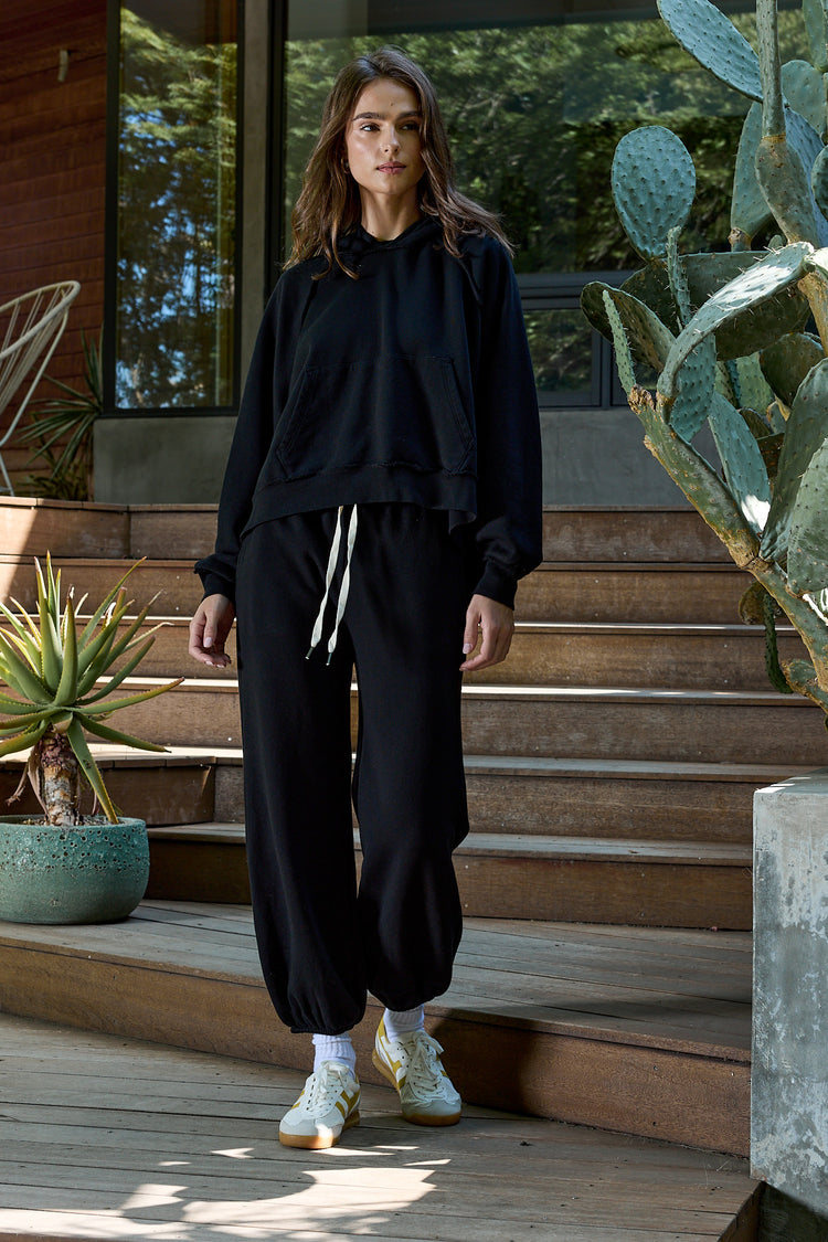 NSF Shane Billow Loop Terry Sweatpant - Black