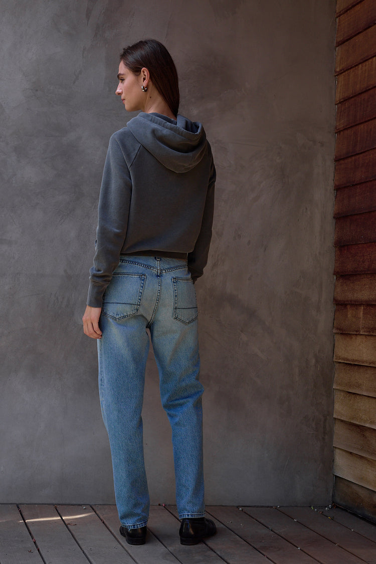 NSF Owen Mid Rise Slim Straight Jean - Canyon