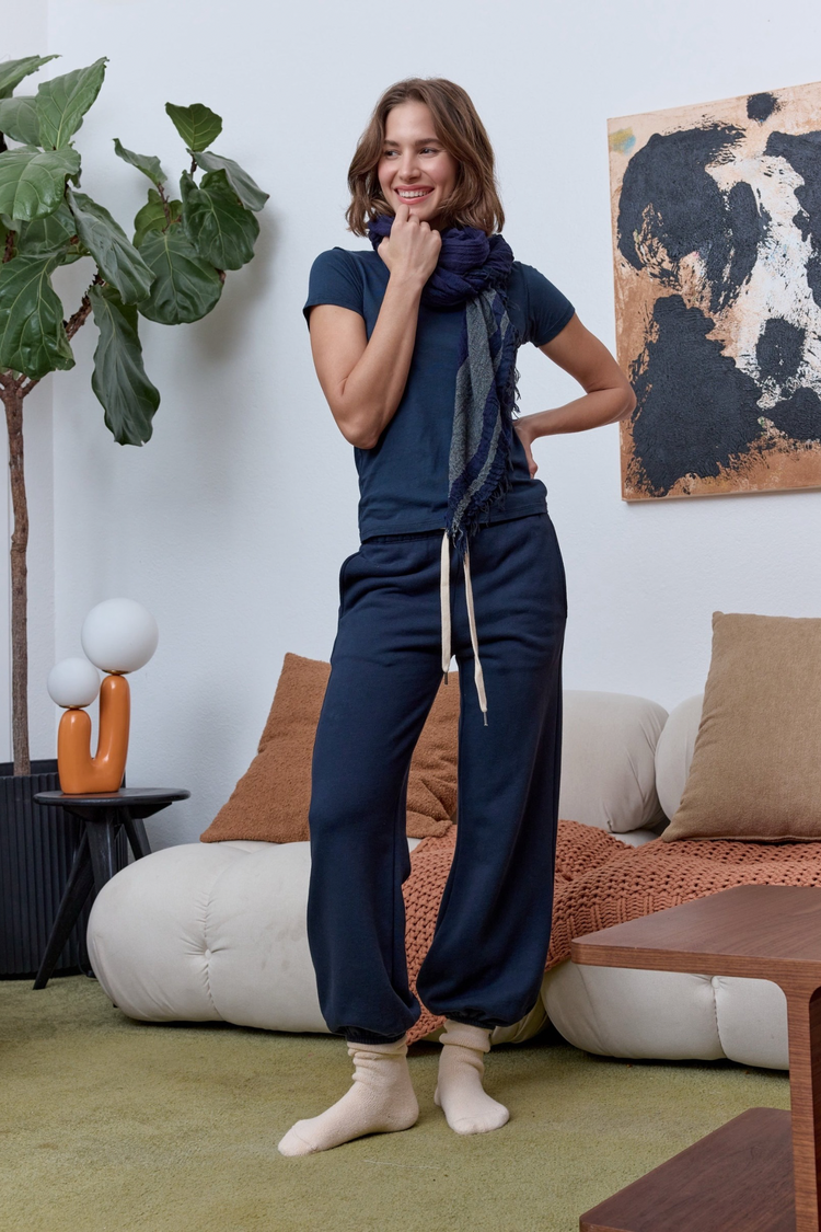 NSF Shane Billow Loop Terry Sweatpant - Eclipse