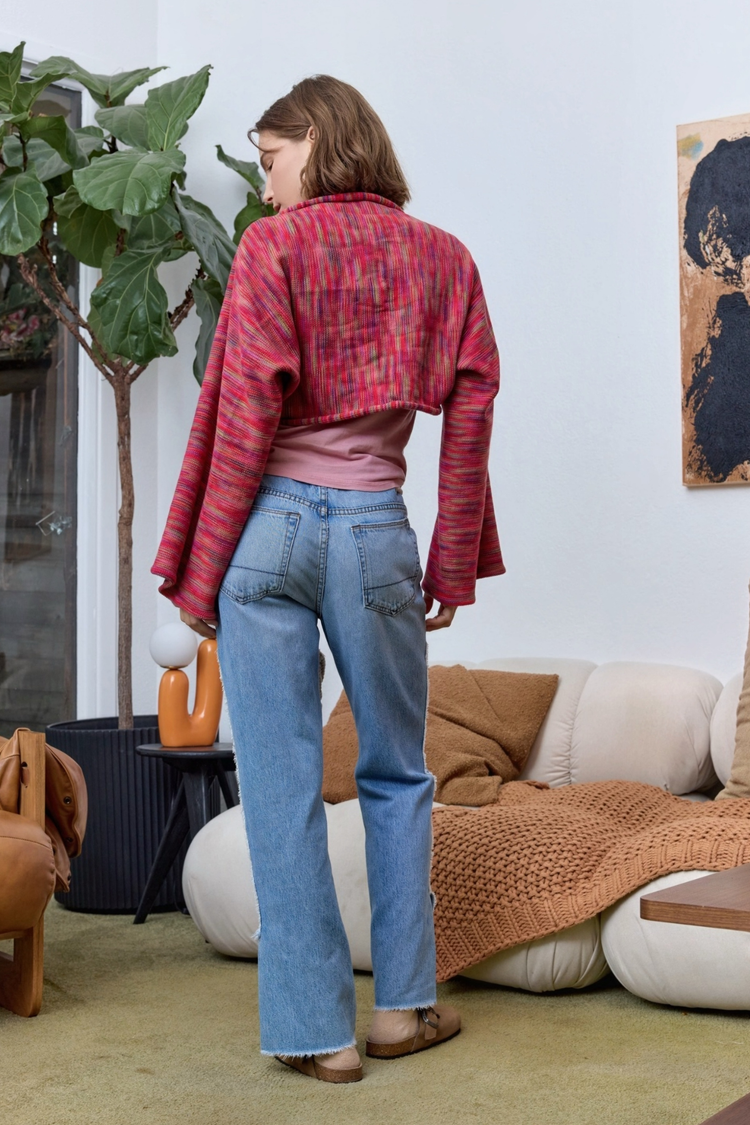 NSF Penny Relaxed Tie Waist Jean - Baja Wash