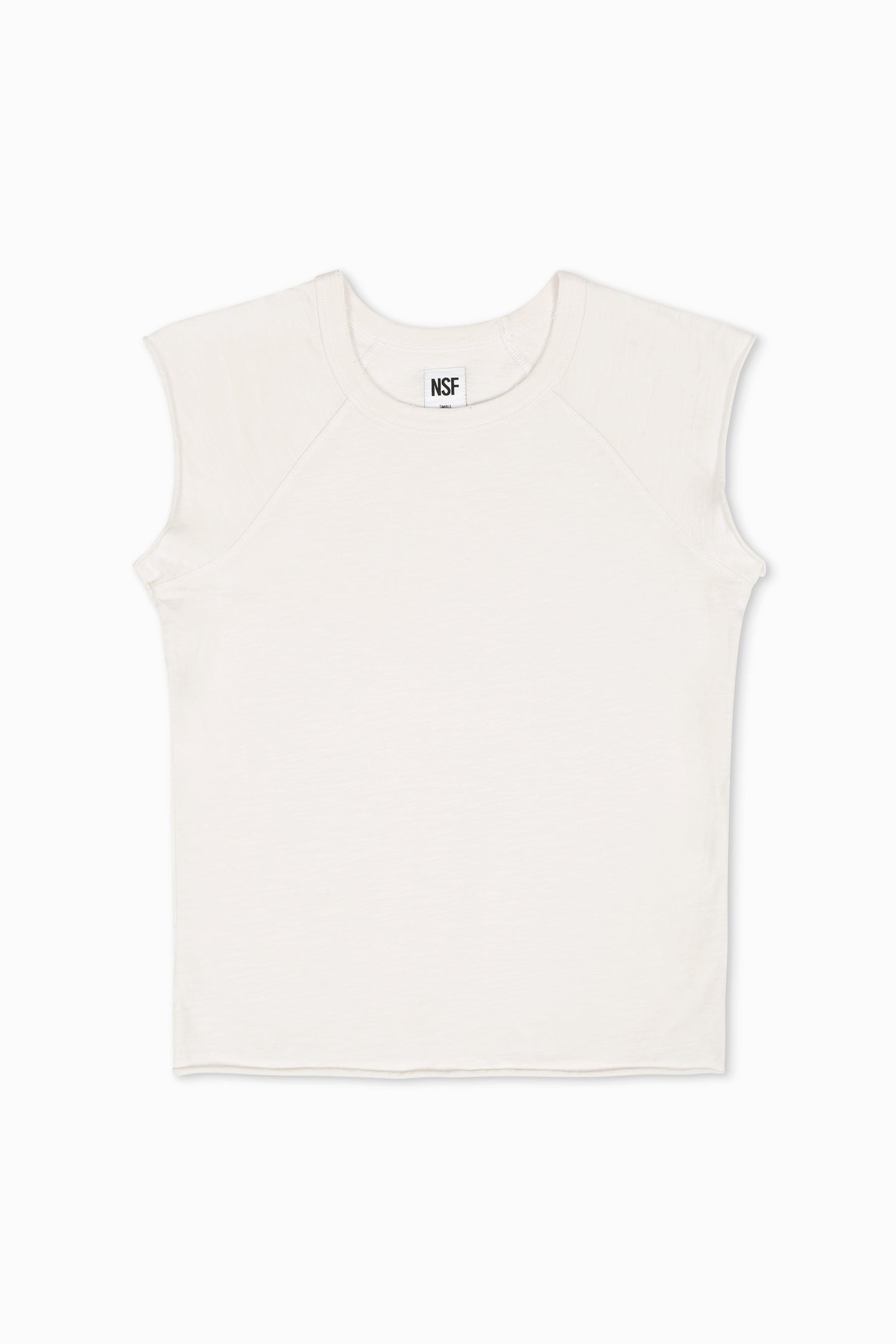 CHLOE FITTED LUX JERSEY TEE / IVORY