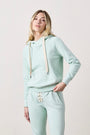 LISSE FITTED LOOP TERRY HOODY / MINT