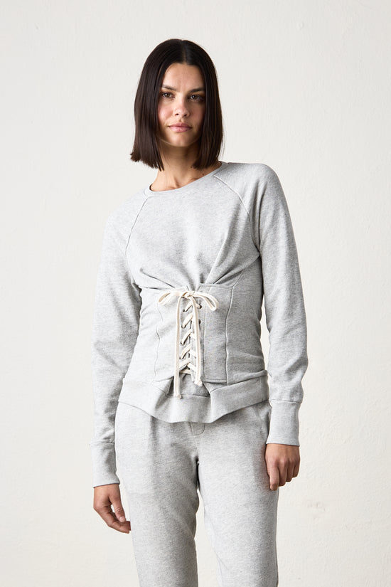 ELIO CORSET CREW / HEATHER GREY