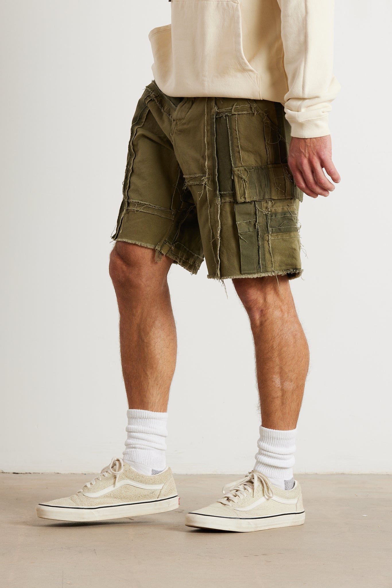 ISAAC CARGO SHORT / ARMY PATCHWORK