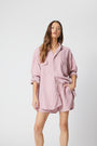 BUSY OVERSIZED SHIRT / PIGMENT ROSE