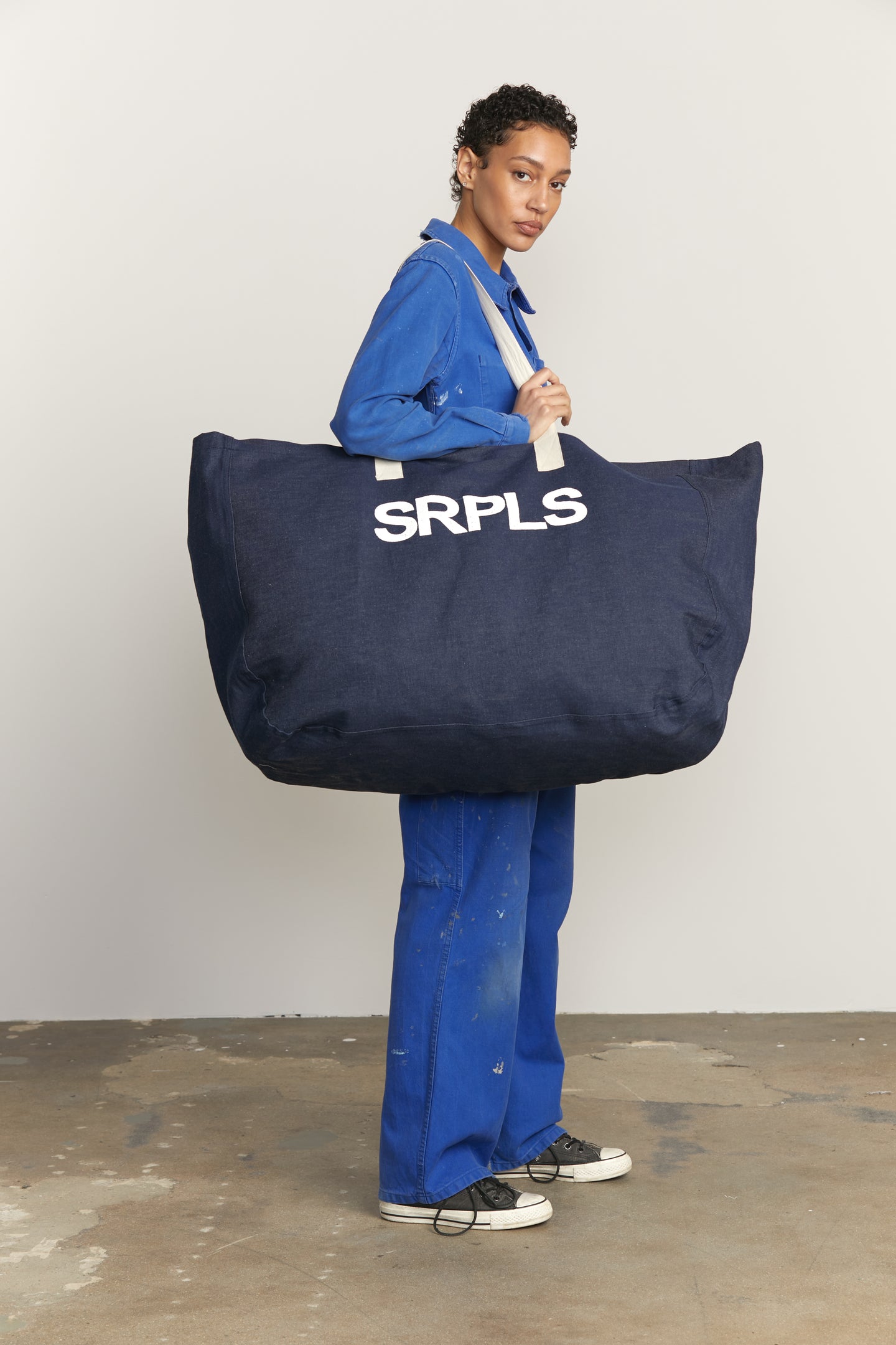 SRPLS LARGE TOTE / INDIGO