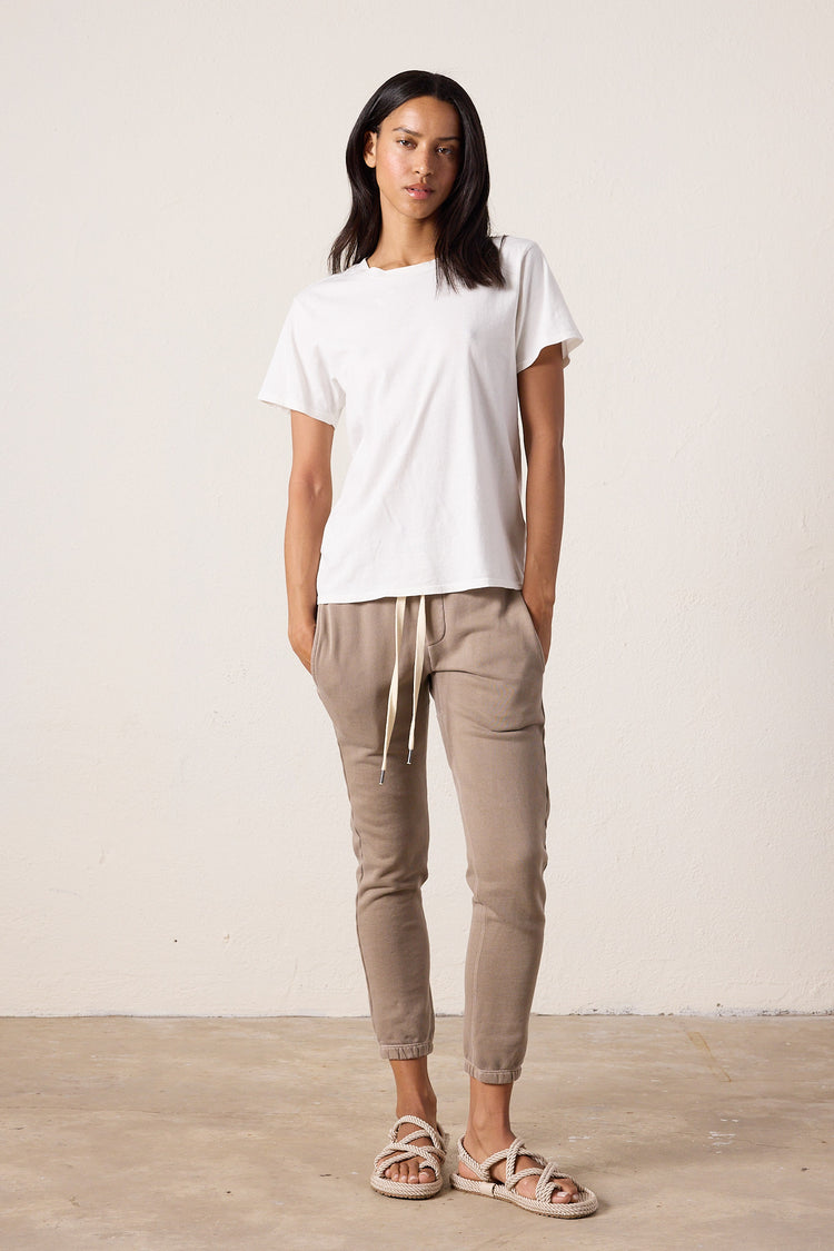 NSF Billy Relaxed Fine Jersey Tee - Soft White