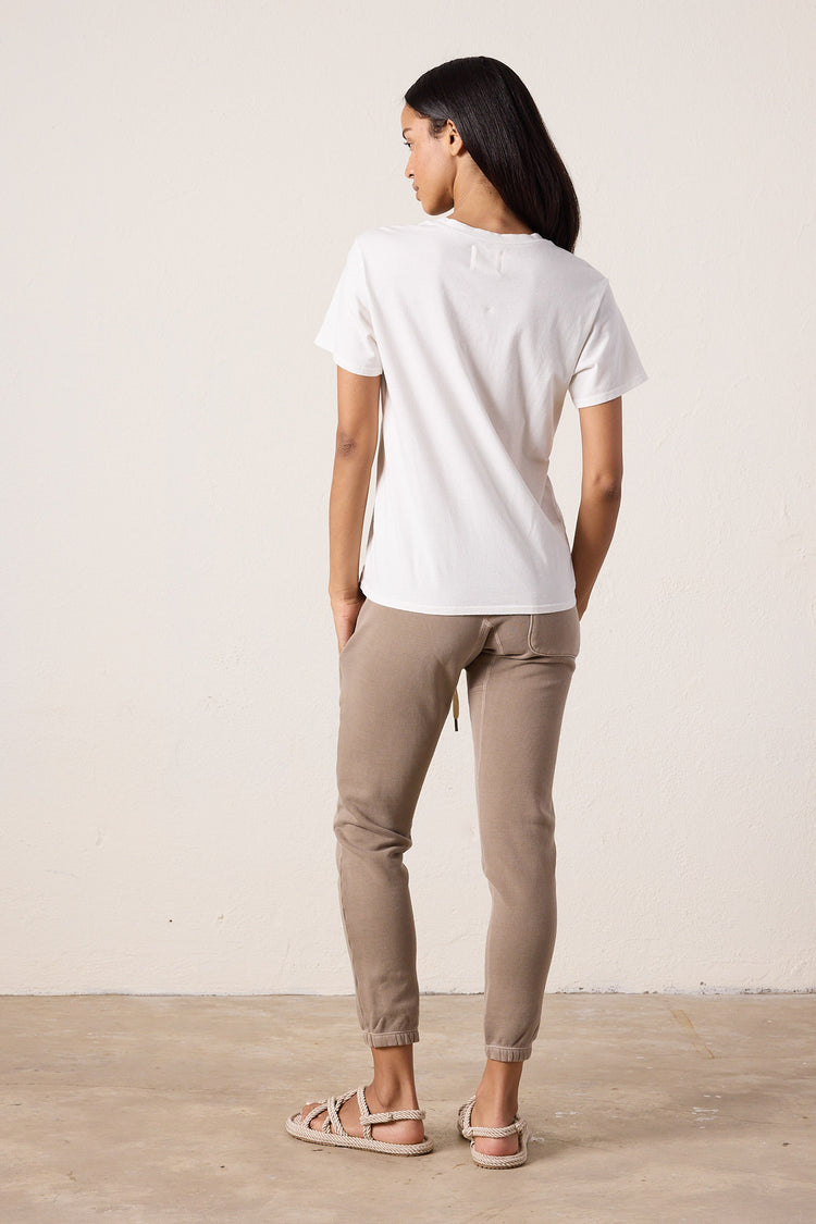 NSF Billy Relaxed Fine Jersey Tee - Soft White