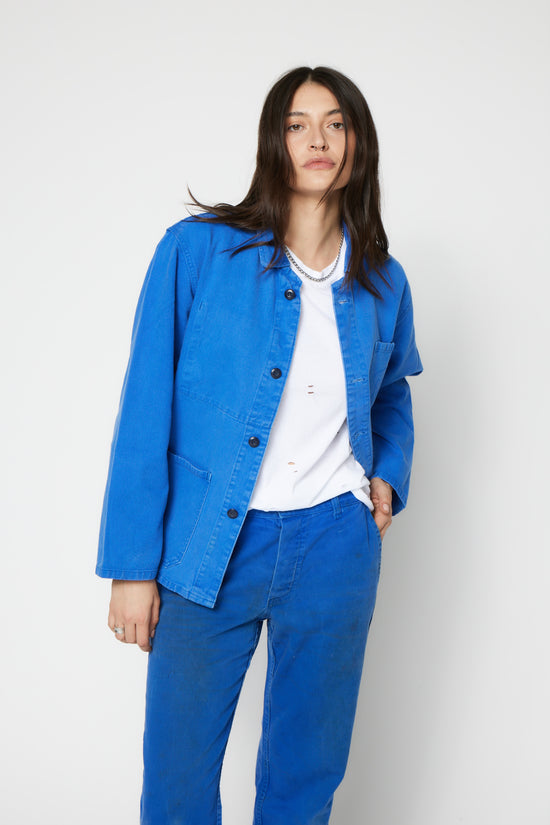 SRPLS FRENCH WORKWEAR COAT / FRENCH BLUE