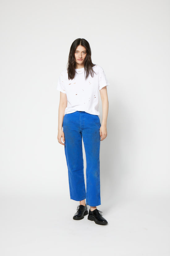 SRPLS FRENCH WORKWEAR TROUSER / FRENCH BLUE PAINT