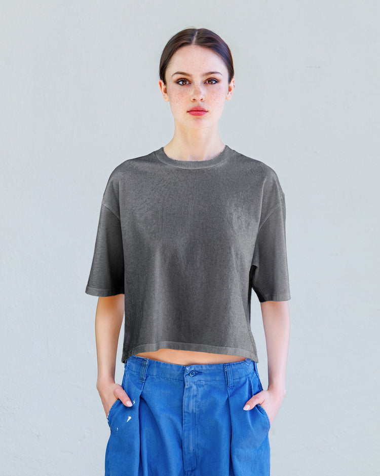 Knox Heavy Jersey Tee - Aged Black