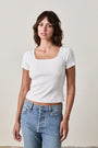 NOELLE TOP / SOFT WHITE