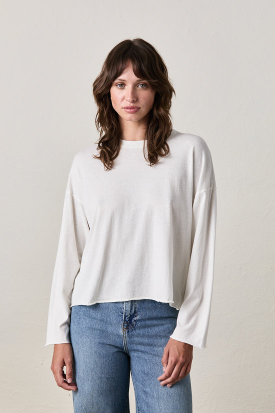 LOFFLER BOXY TEE / SOFT WHITE