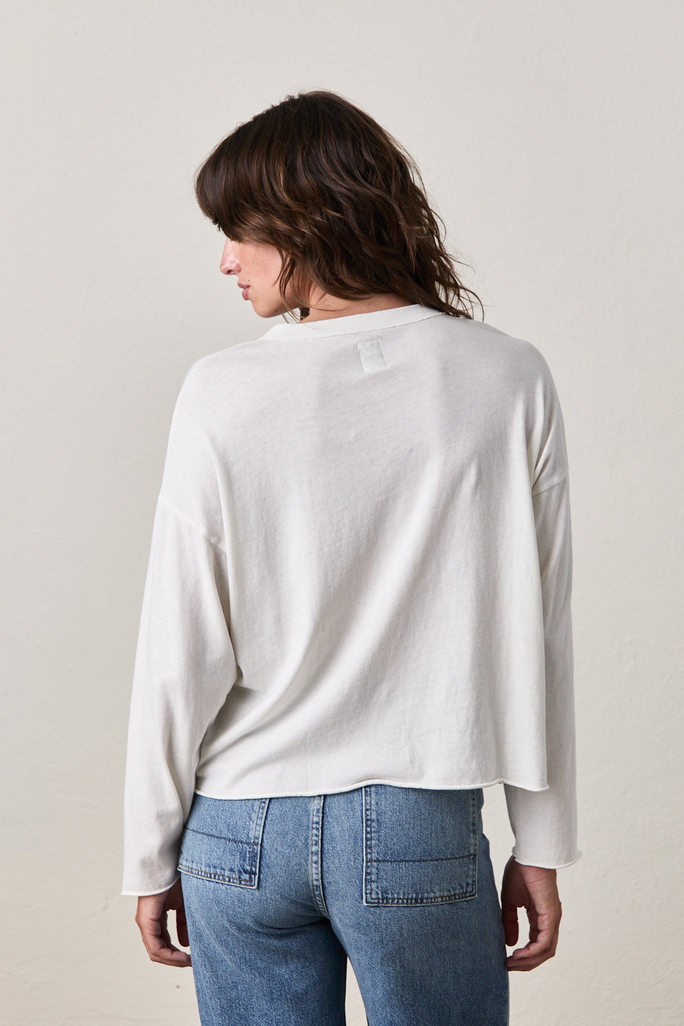 LOFFLER BOXY TEE / SOFT WHITE