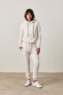 LISSE FITTED HOODY / IVORY