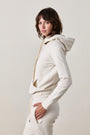 LISSE FITTED HOODY / IVORY