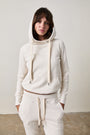 LISSE FITTED PULLOVER HOODY / IVORY