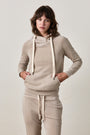 LISSE FITTED PULLOVER HOODY / SABLE