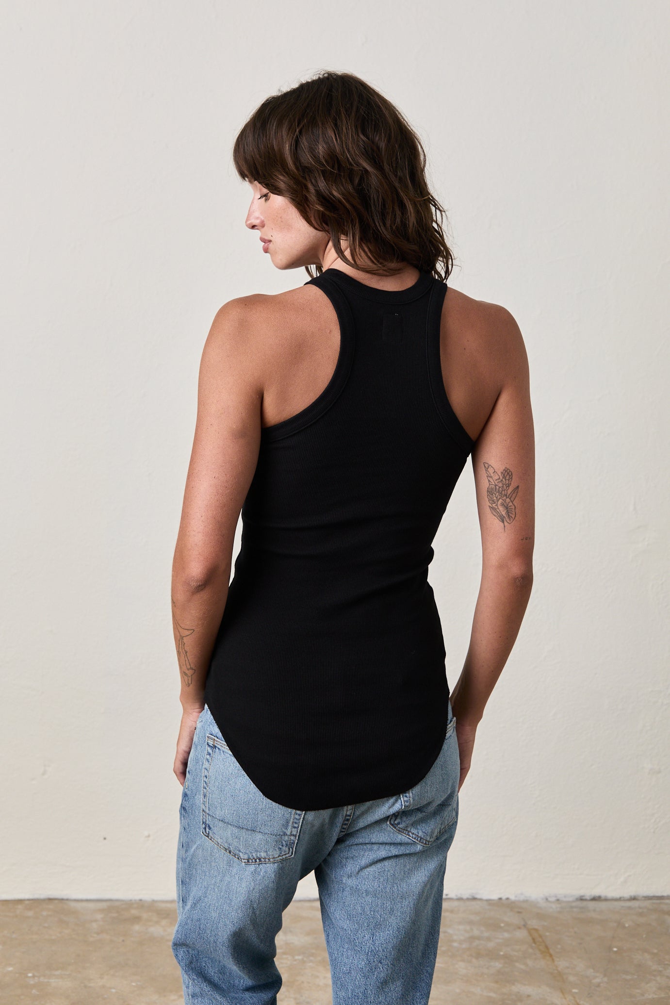 ALEXA RIB TANK / BLACK