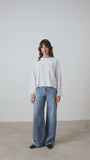 LOFFLER BOXY TEE / SOFT WHITE