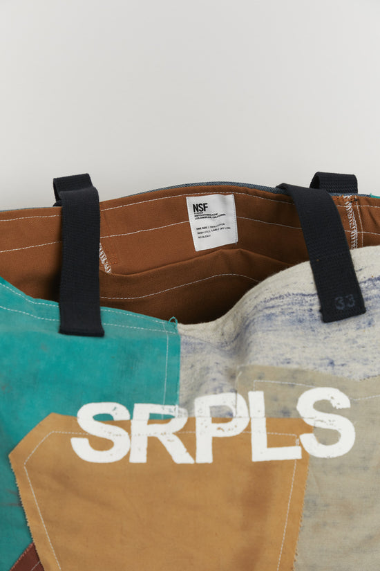 SRPLS Patchwork Tote, Assorted, View 6 close up