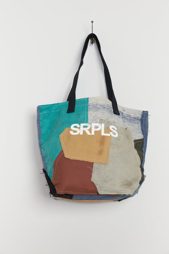SRPLS Patchwork Tote, Assorted, View 7 flatlay